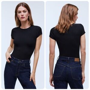 Madewell Crewneck Thong Bodysuit